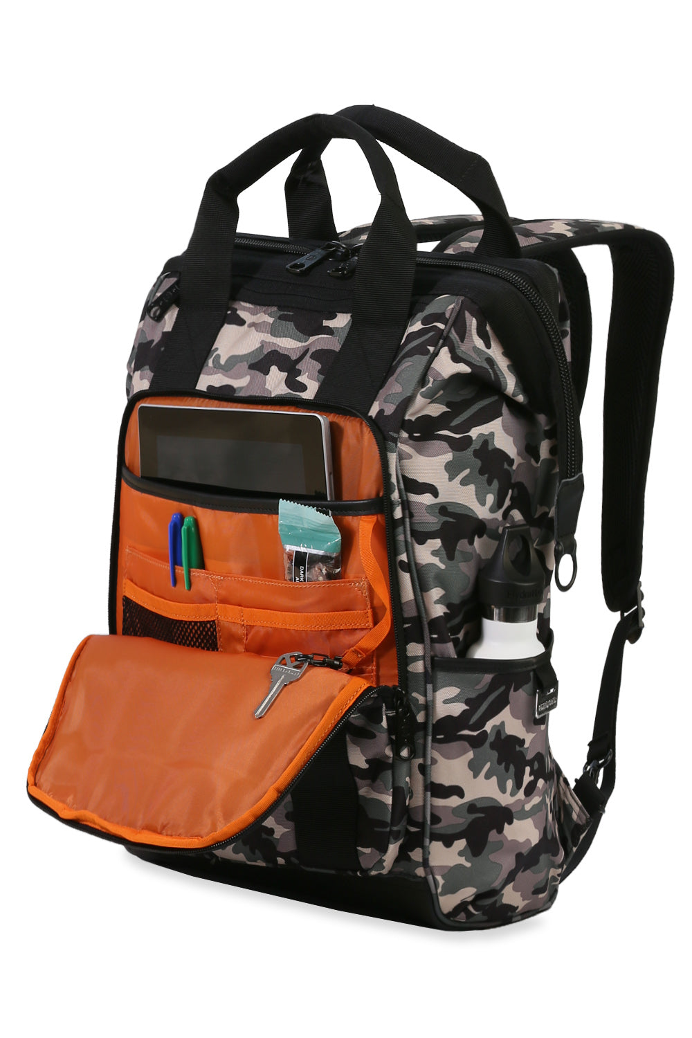 SWISSGEAR Artz Pro Laptop Backpack - Green/Black Camo - 06