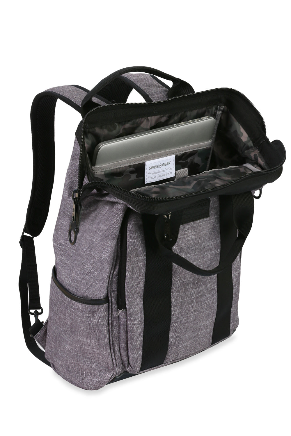 SWISSGEAR Artz Pro Laptop Backpack - Grey/Black - 06