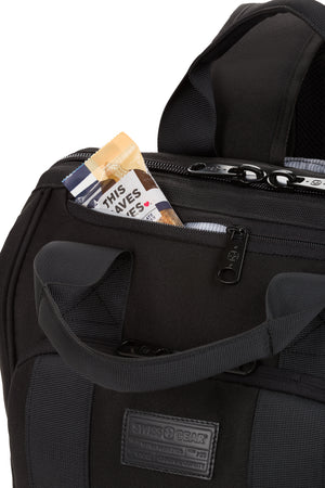 Swissgear 3577 Artz Laptop Backpack - Black Stealth