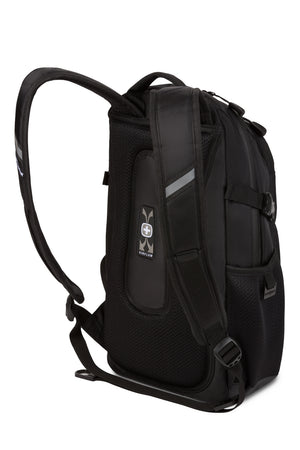 SWISSGEAR 3598 City Backpack Padded shoulder straps with breathable mesh fabric and thumb ring adjuster pulls