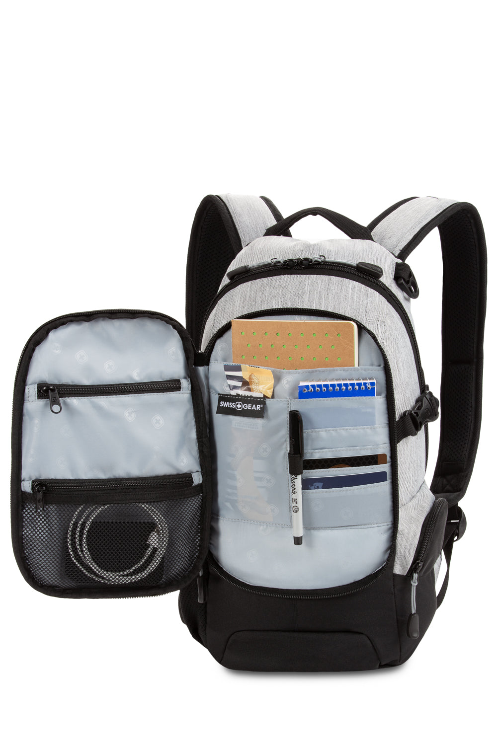 SWISSGEAR City Pack Backpack - Light Grey - 04