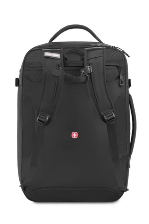 SWISSGEAR 3615 Deluxe Travel Laptop Backpack - Black Ergonomically contoured, padded shoulder straps with adjustable sternum strap