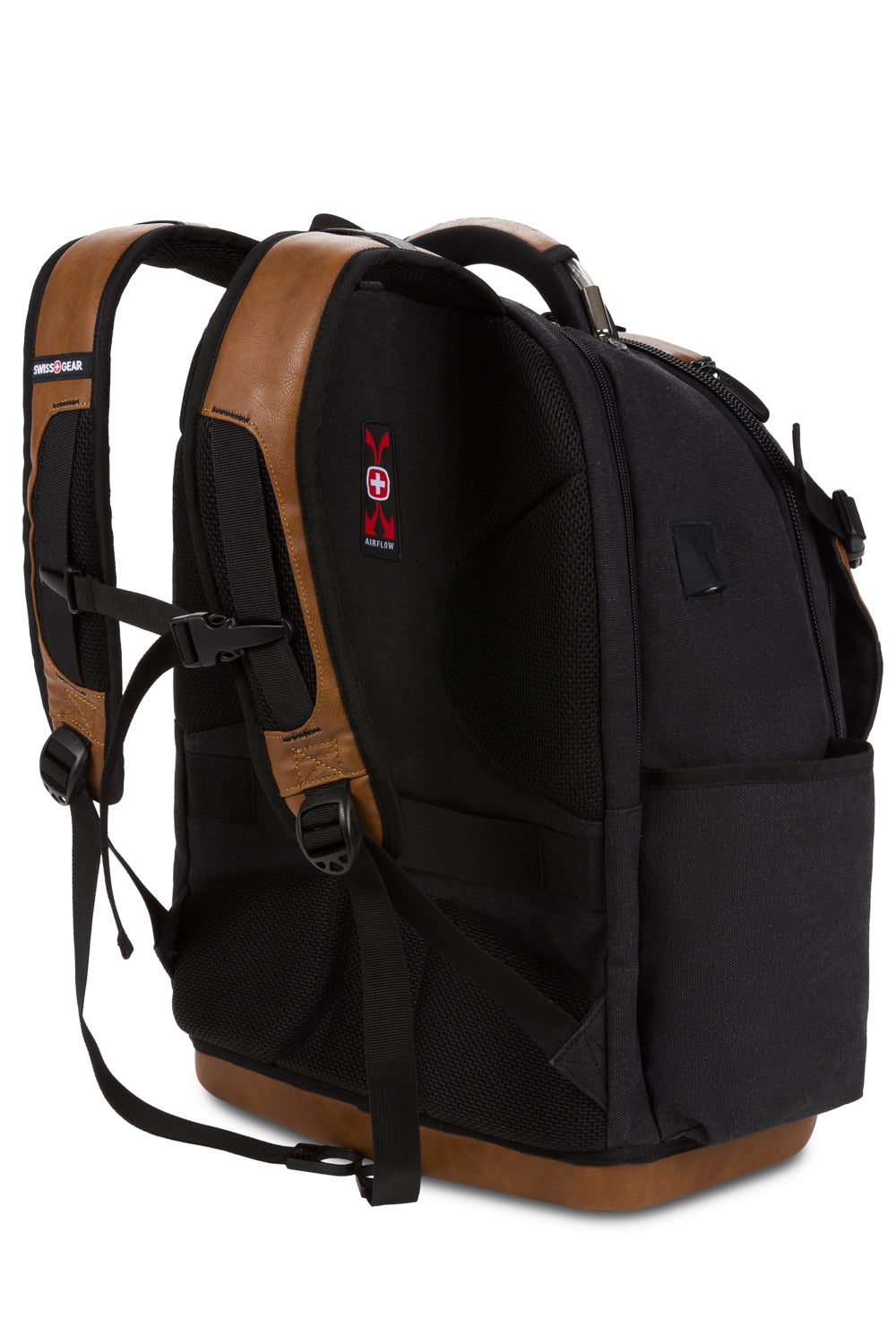 SWISSGEAR 3636 USB Work Pack Pro Tool Backpack - Black Canvas