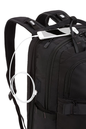 Swissgear 3670 USB Scansmart Laptop Backpack Built-in USB outlet power ready port 