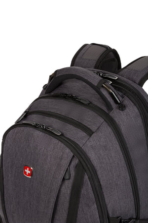 Swissgear 3760 ScanSmart Laptop Backpack Rugged, wire-reinforced, padded top handle