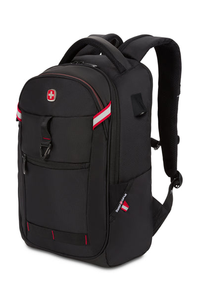 sa yu mi SWISSGEAR 3768 USB Travel Laptop Backpack in Black