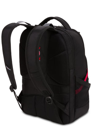 Swissgear 3906 Laptop Backpack - Ergonomically contoured, padded shoulder straps with built-in suspension and breathable mesh fabric for hours of carrying comfort