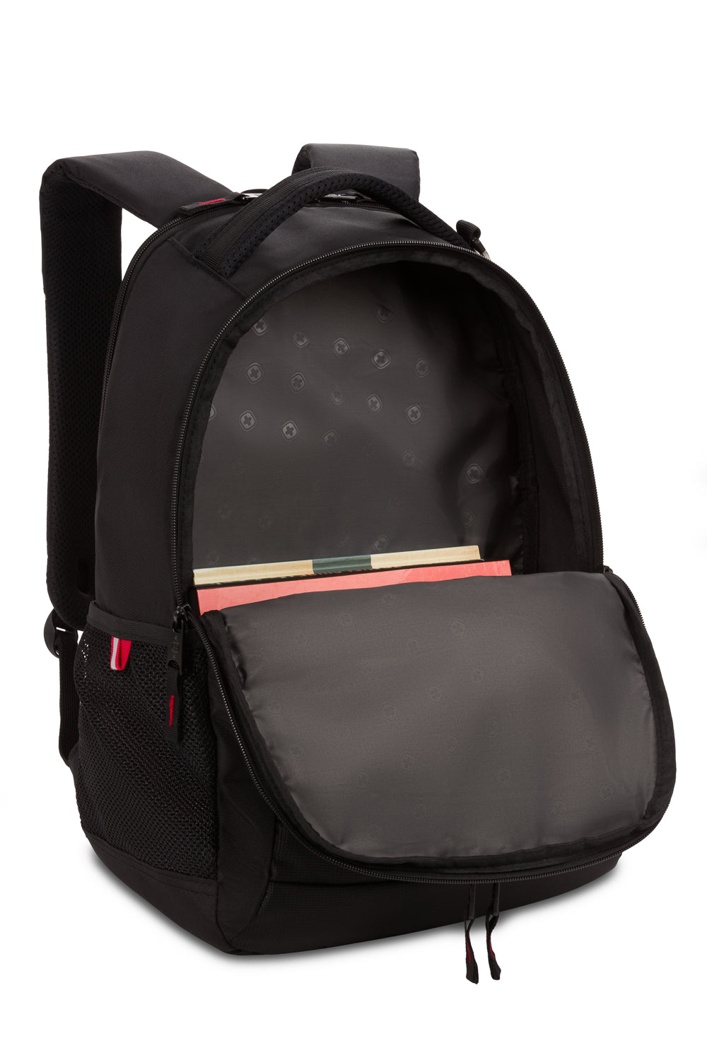 Swissgear 3918 Laptop Backpack - Large capacity main compartments designed to carry folders, binders, and books