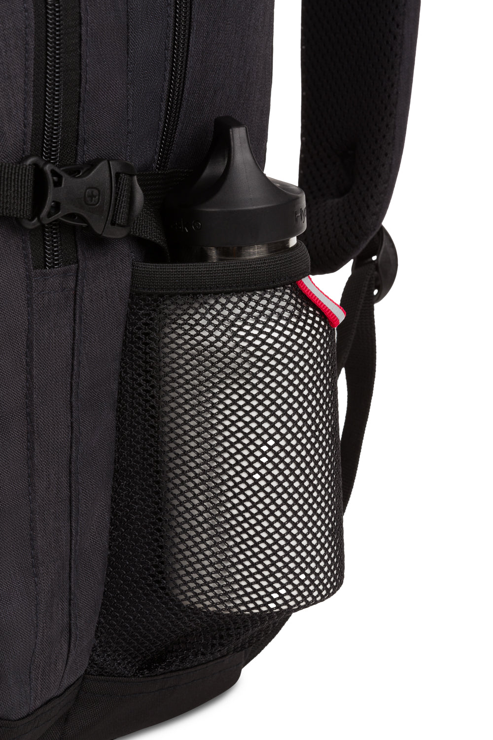 Swissgear 3932 Laptop Backpack - 2 side water bottle pockets with reflective pull tabs