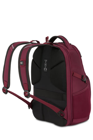 SWISSGEAR Mini 1900 ScanSmart Laptop Backpack in Pomegranate