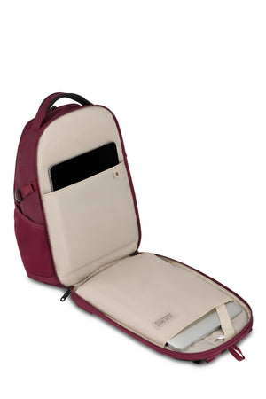 SWISSGEAR Mini 1900 ScanSmart Laptop Backpack in Pomegranate