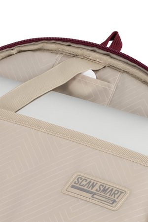 SWISSGEAR Mini 1900 ScanSmart Laptop Backpack in Pomegranate