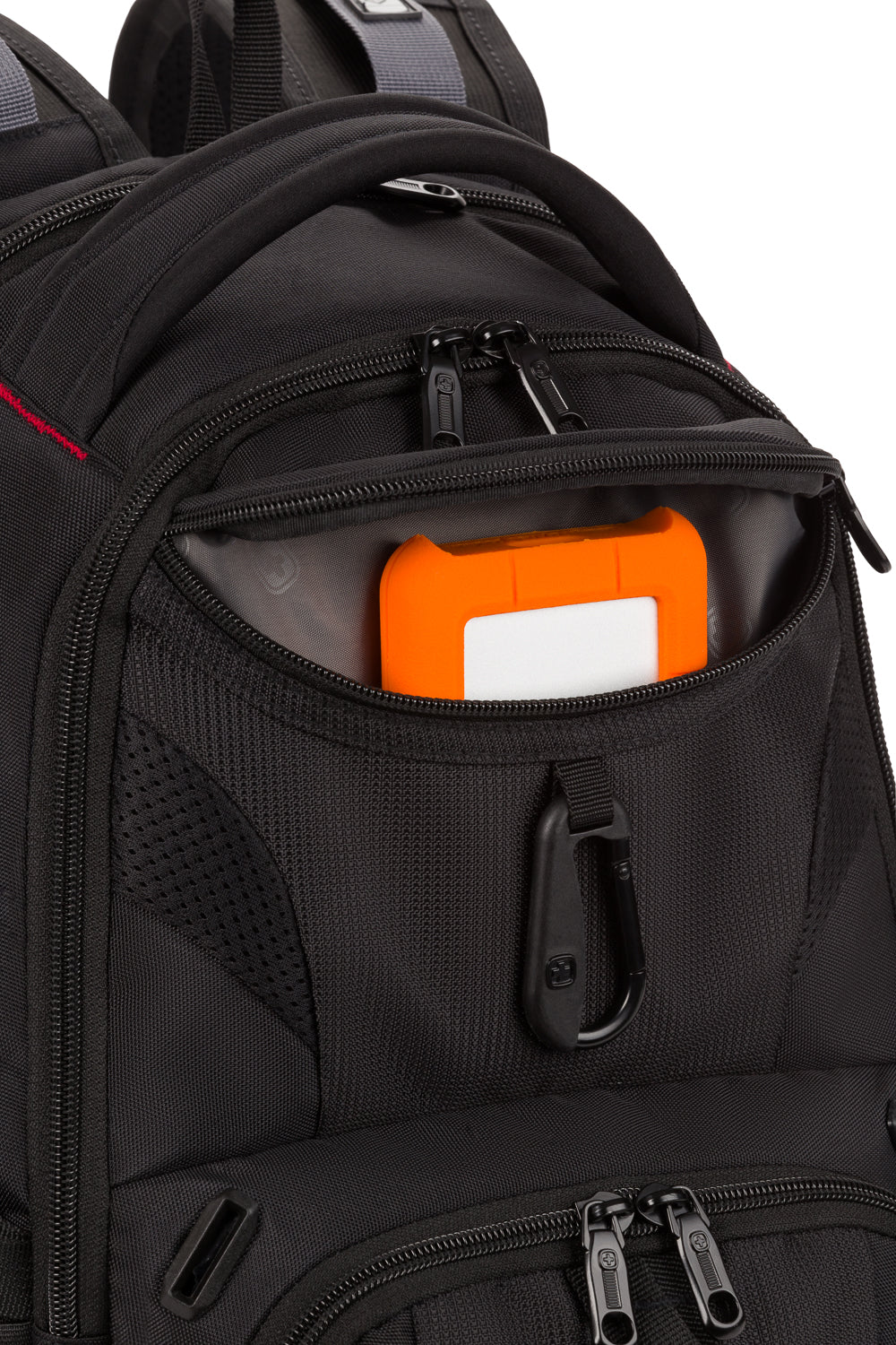 SWISSGEAR Mini 1900 ScanSmart Laptop Backpack - Black - 08