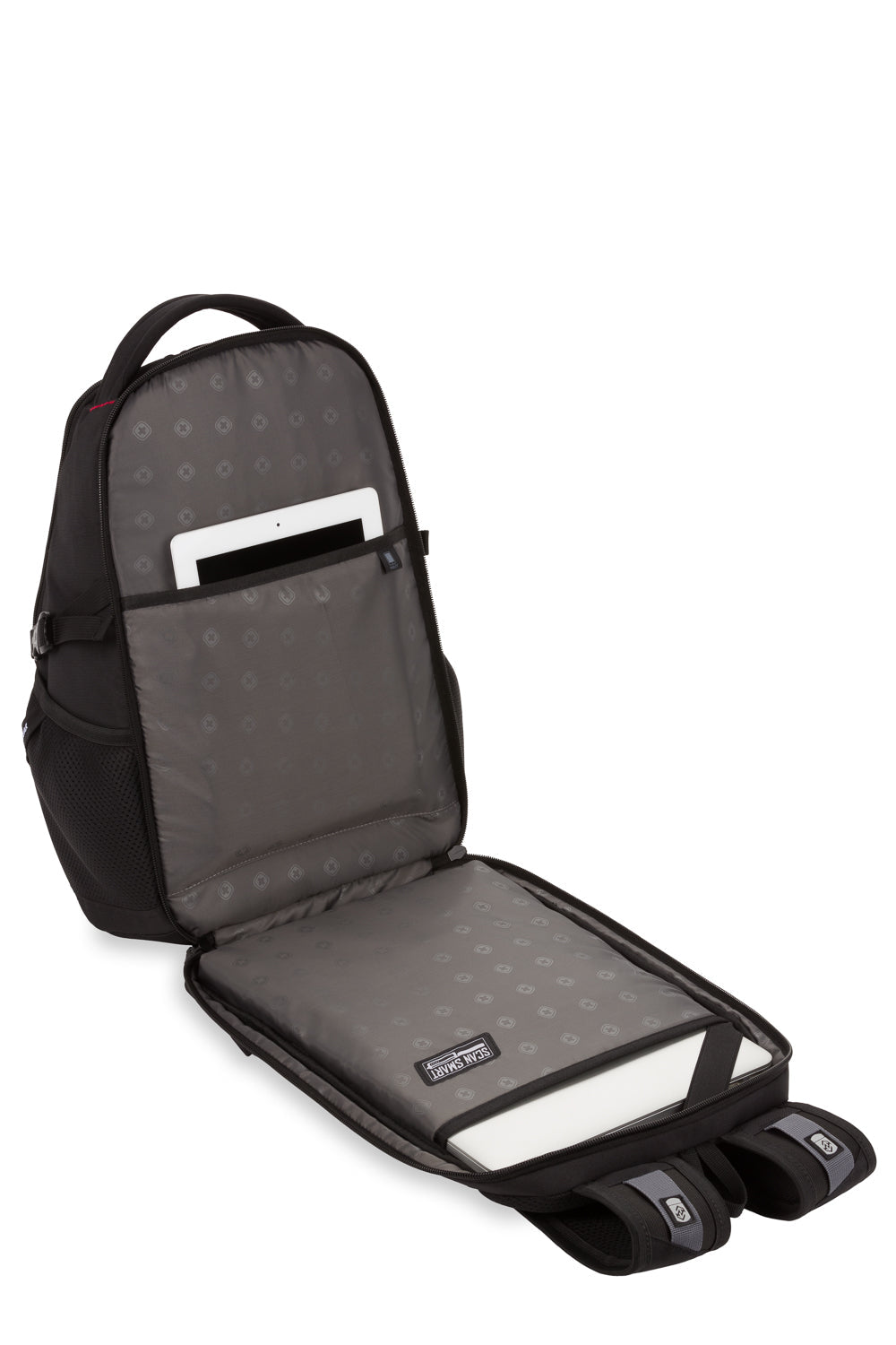 SWISSGEAR Mini 1900 ScanSmart Laptop Backpack - Black - 06