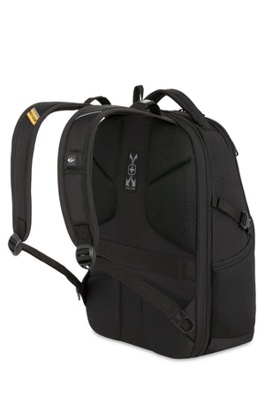 SWISSGEAR Mini 1900 ScanSmart Laptop Backpack in Black/Gold