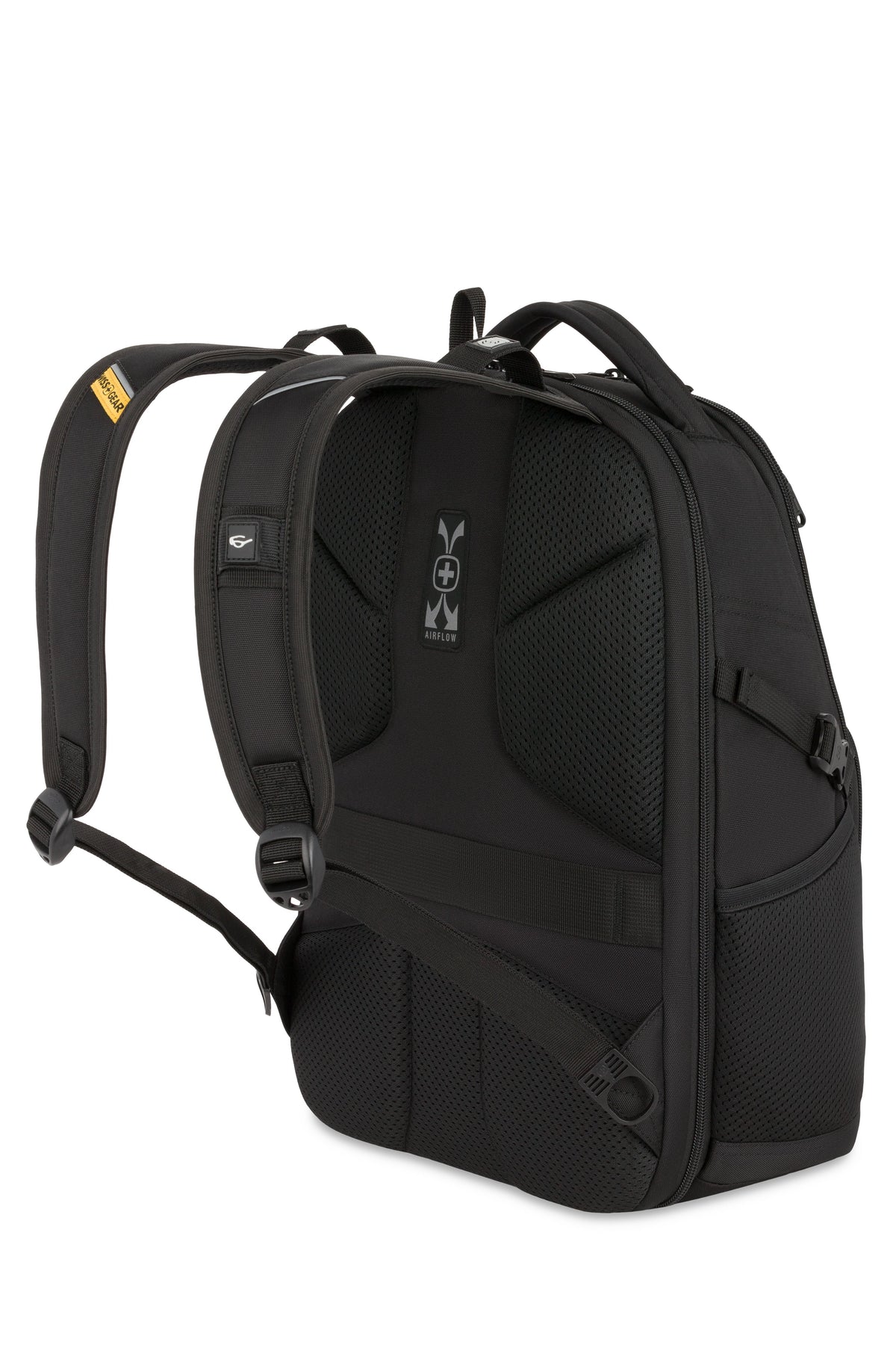 SWISSGEAR Mini 1900 ScanSmart Laptop Backpack - Black/Gold - 02