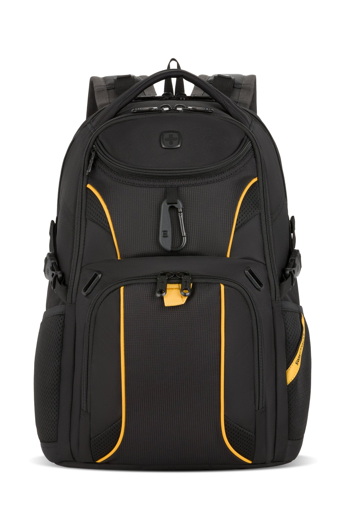 SWISSGEAR Mini 1900 ScanSmart Laptop Backpack - Black/Gold - 03