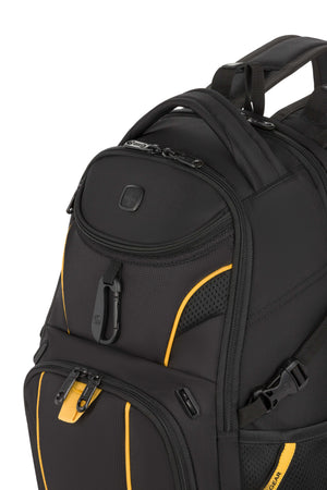 SWISSGEAR Mini 1900 ScanSmart Laptop Backpack in Black/Gold