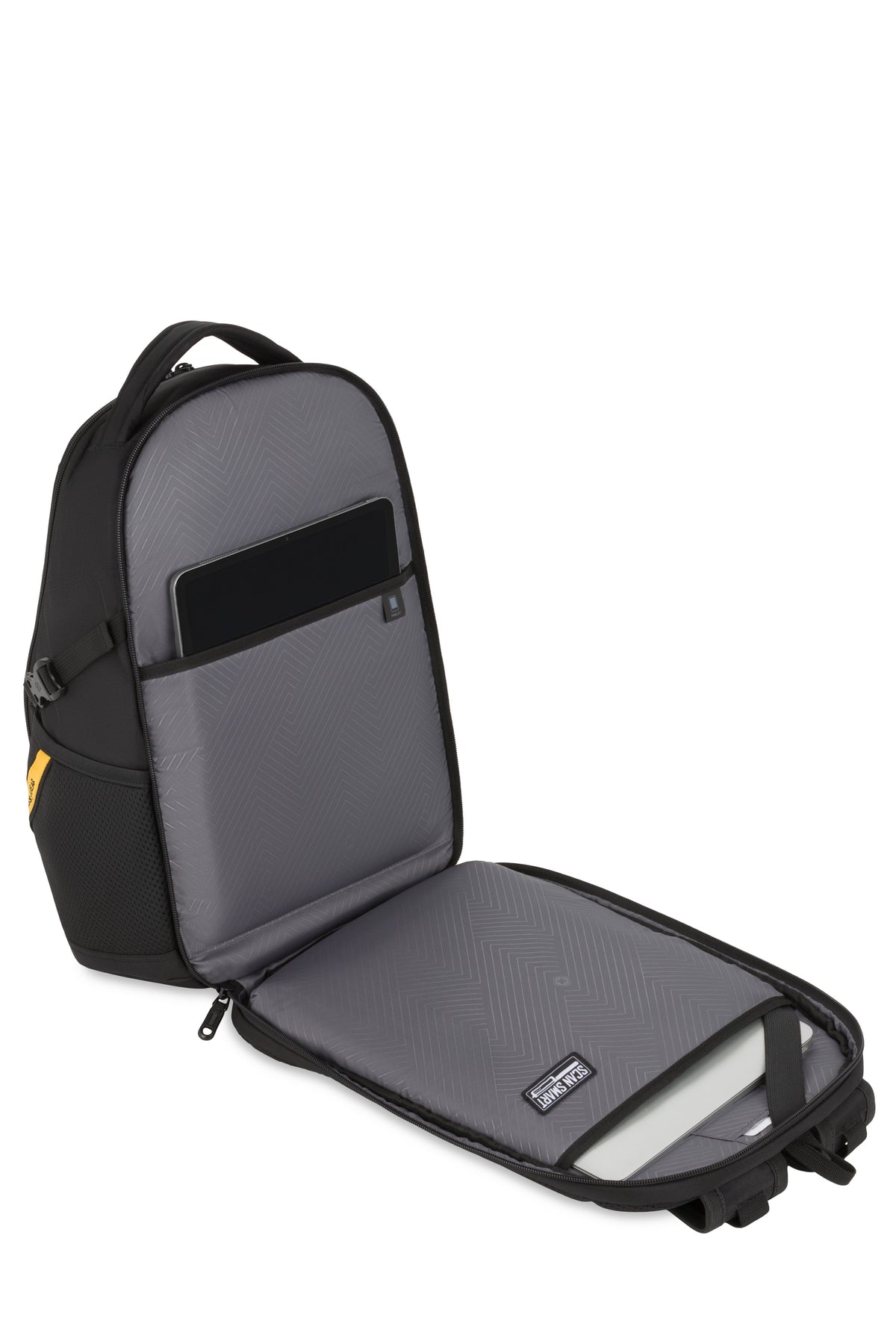 SWISSGEAR Mini 1900 ScanSmart Laptop Backpack - Black/Gold - 07