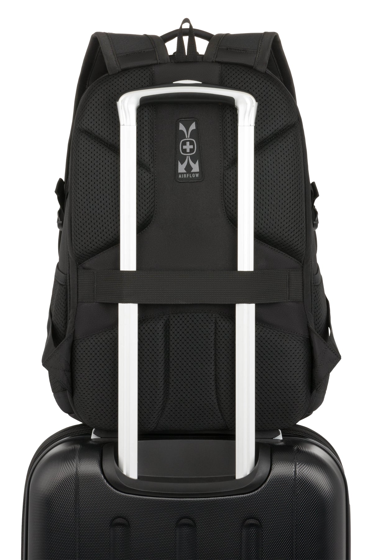 SWISSGEAR Mini 1900 ScanSmart Laptop Backpack - Black/Gold - 09