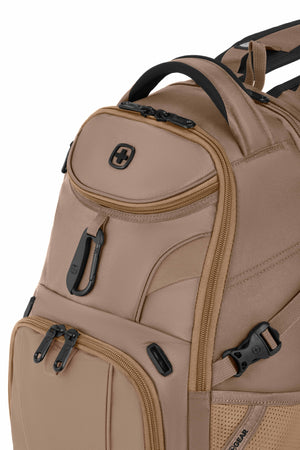 SWISSGEAR Mini 1900 ScanSmart Laptop Backpack in Caramel