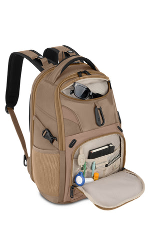 SWISSGEAR Mini 1900 ScanSmart Laptop Backpack in Caramel