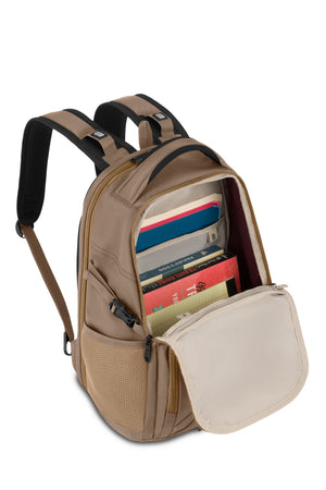 SWISSGEAR Mini 1900 ScanSmart Laptop Backpack in Caramel