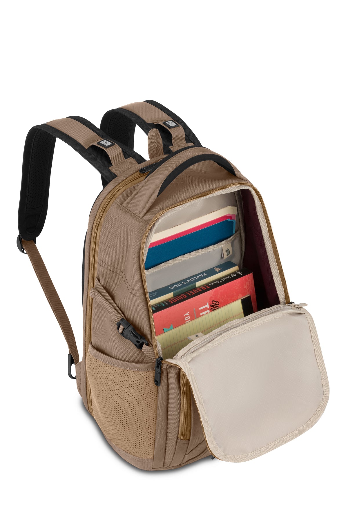 SWISSGEAR Mini 1900 ScanSmart Laptop Backpack - Caramel - 06