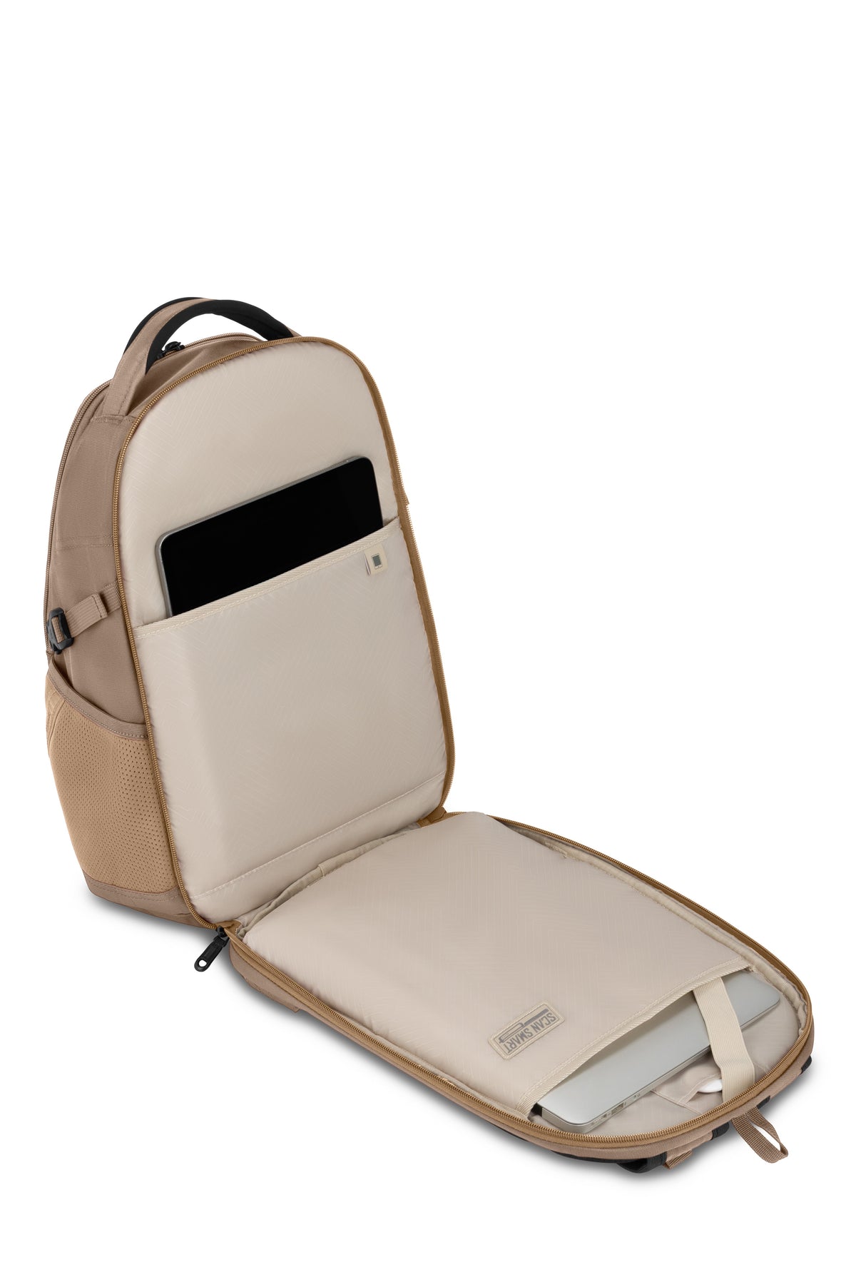 SWISSGEAR Mini 1900 ScanSmart Laptop Backpack - Caramel - 10