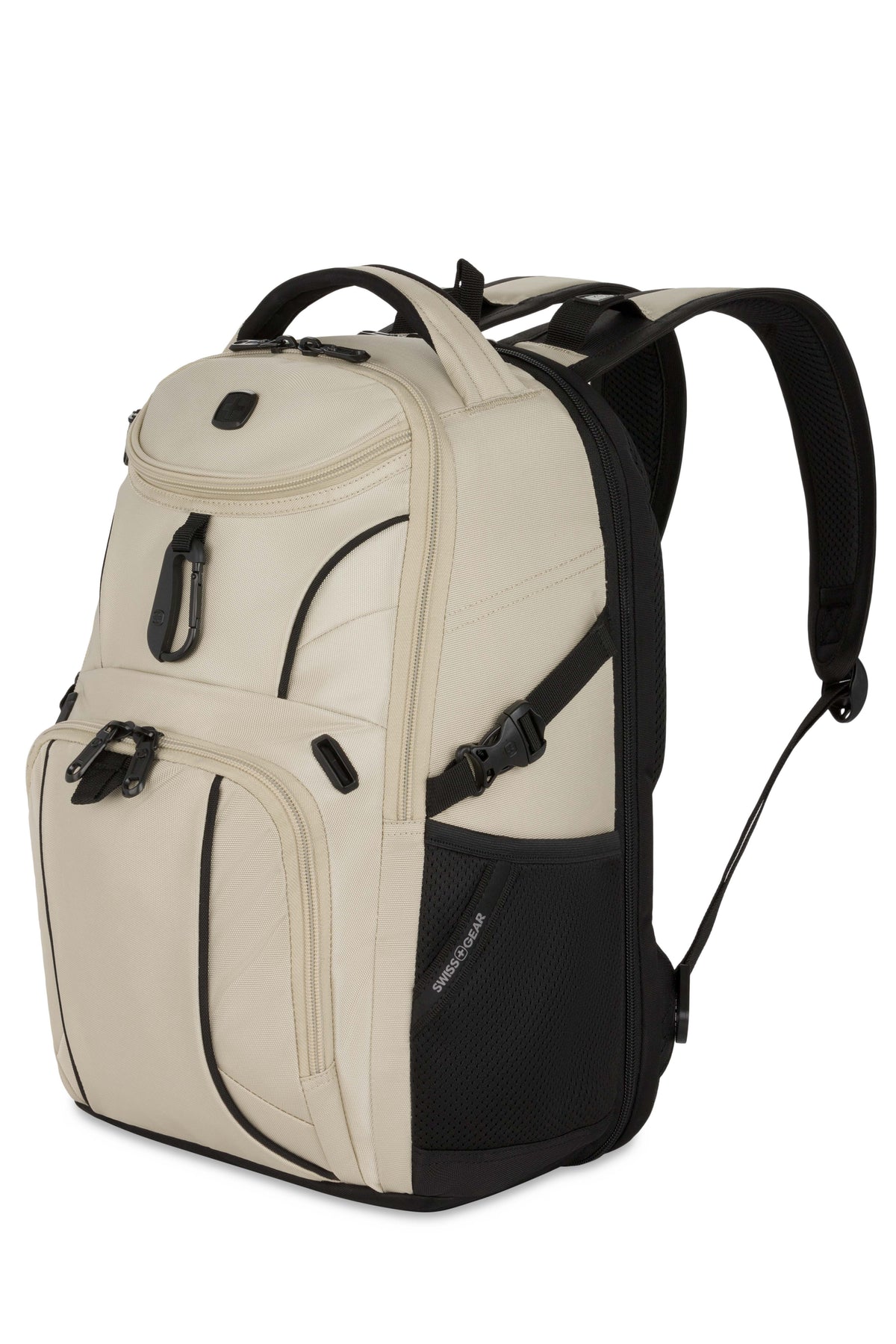 SWISSGEAR Mini 1900 ScanSmart Laptop Backpack - Light Grey - 01
