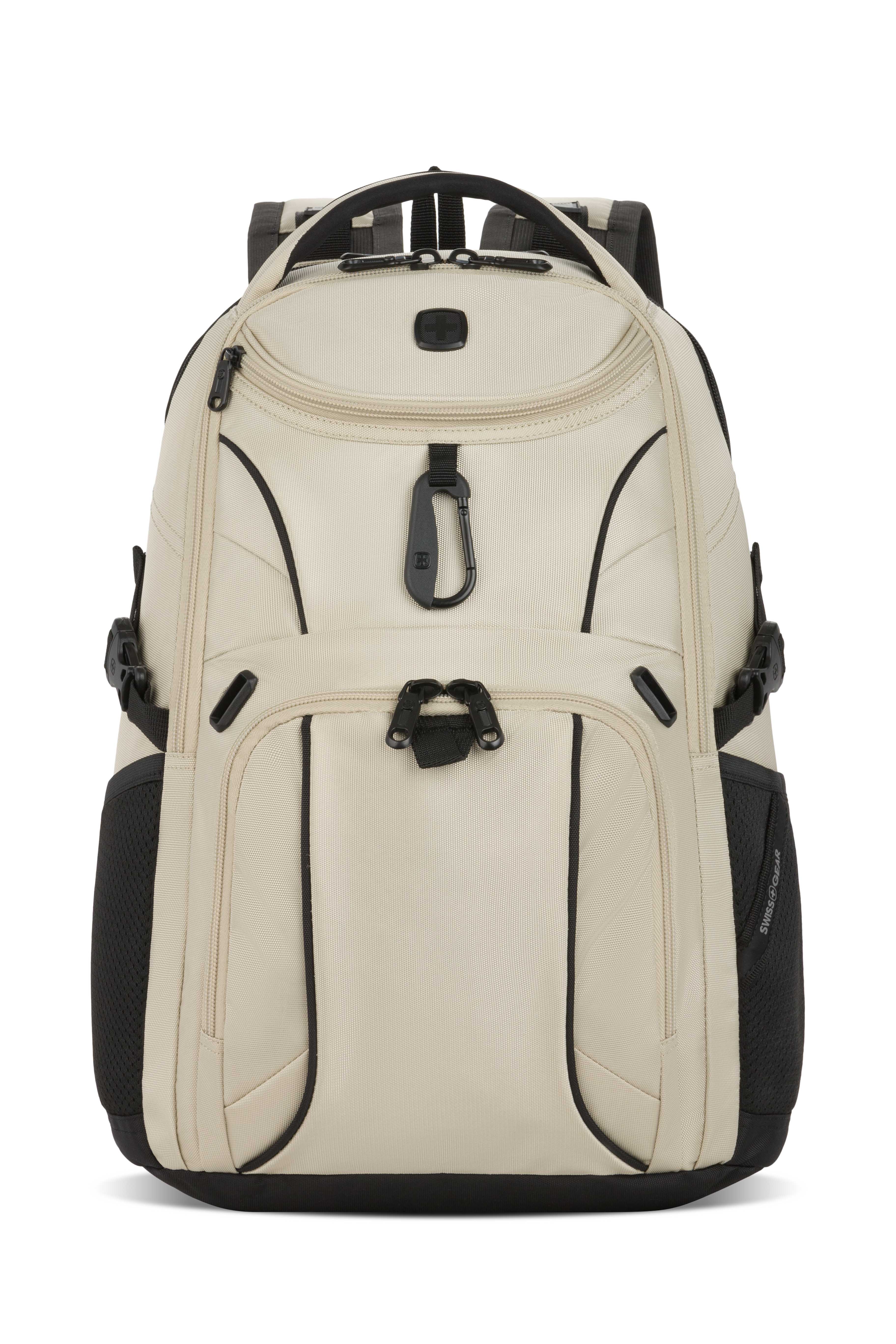 SWISSGEAR Mini 1900 ScanSmart Laptop Backpack in Light Grey