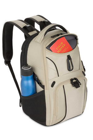 SWISSGEAR Mini 1900 ScanSmart Laptop Backpack in Light Grey