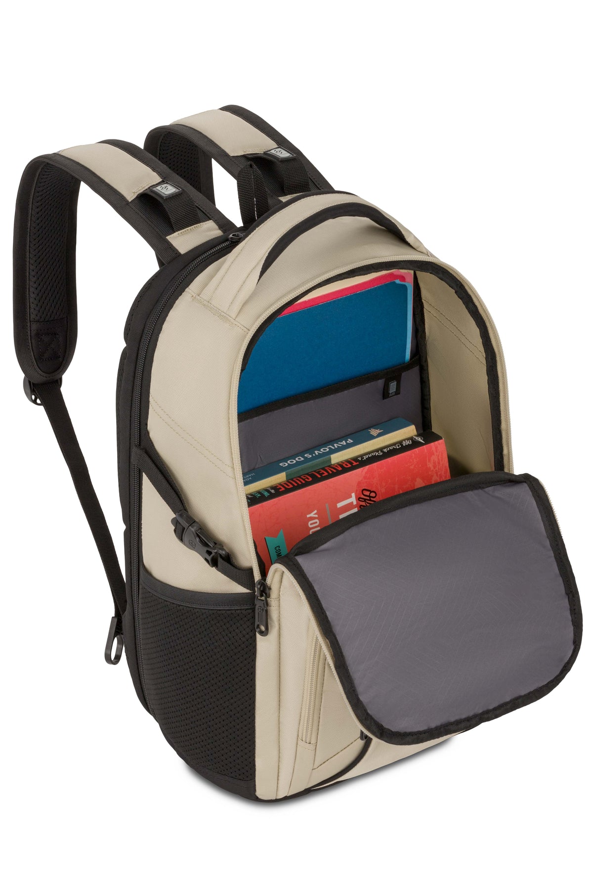 SWISSGEAR Mini 1900 ScanSmart Laptop Backpack - Light Grey - 06