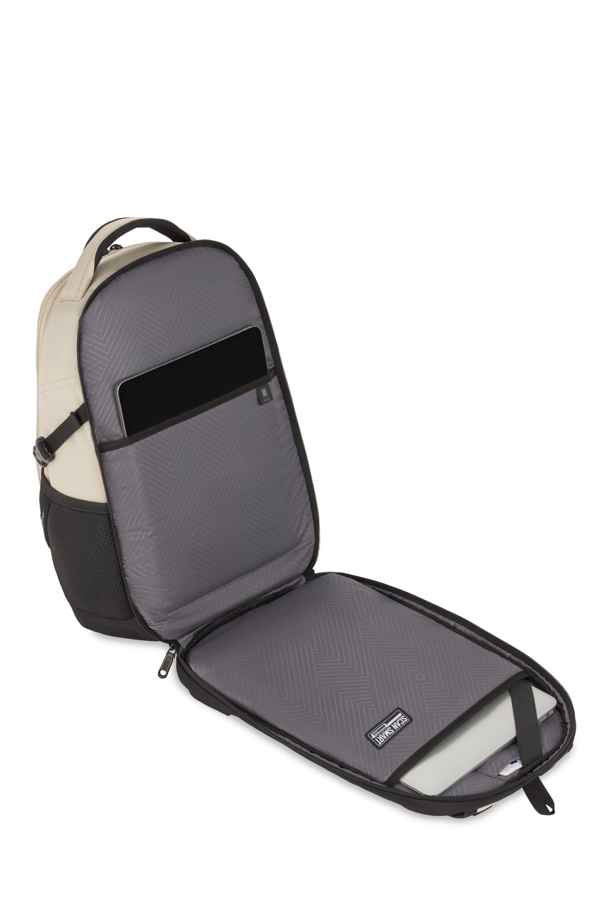 SWISSGEAR Mini 1900 ScanSmart Laptop Backpack - Light Grey - 07