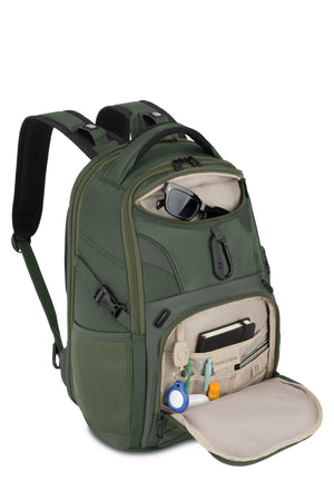 SWISSGEAR Mini 1900 ScanSmart Laptop Backpack in Evergreen