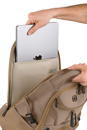 SWISSGEAR Mini 1900 ScanSmart Laptop Backpack in Caramel