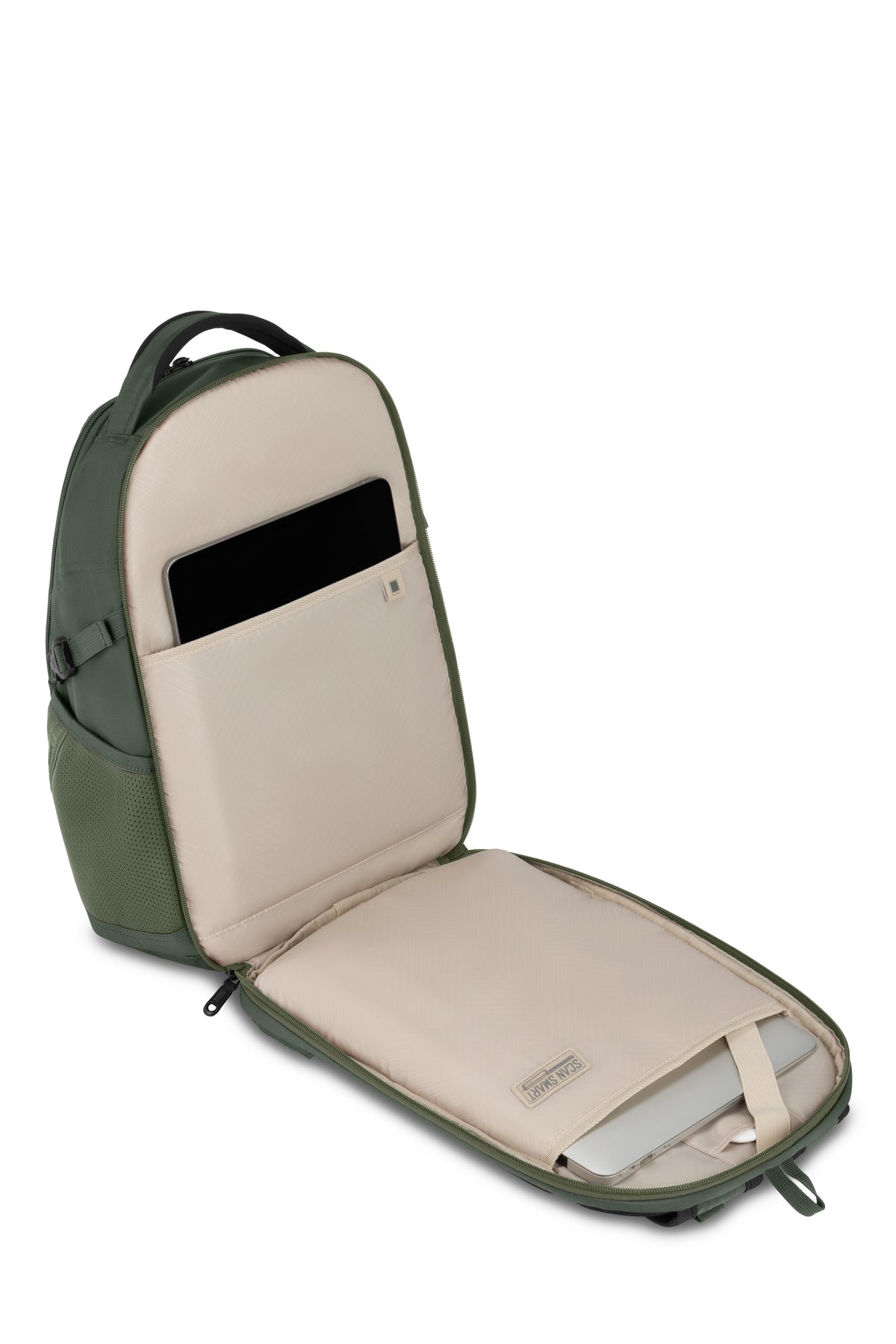 SWISSGEAR Mini 1900 ScanSmart Laptop Backpack - Evergreen - 10