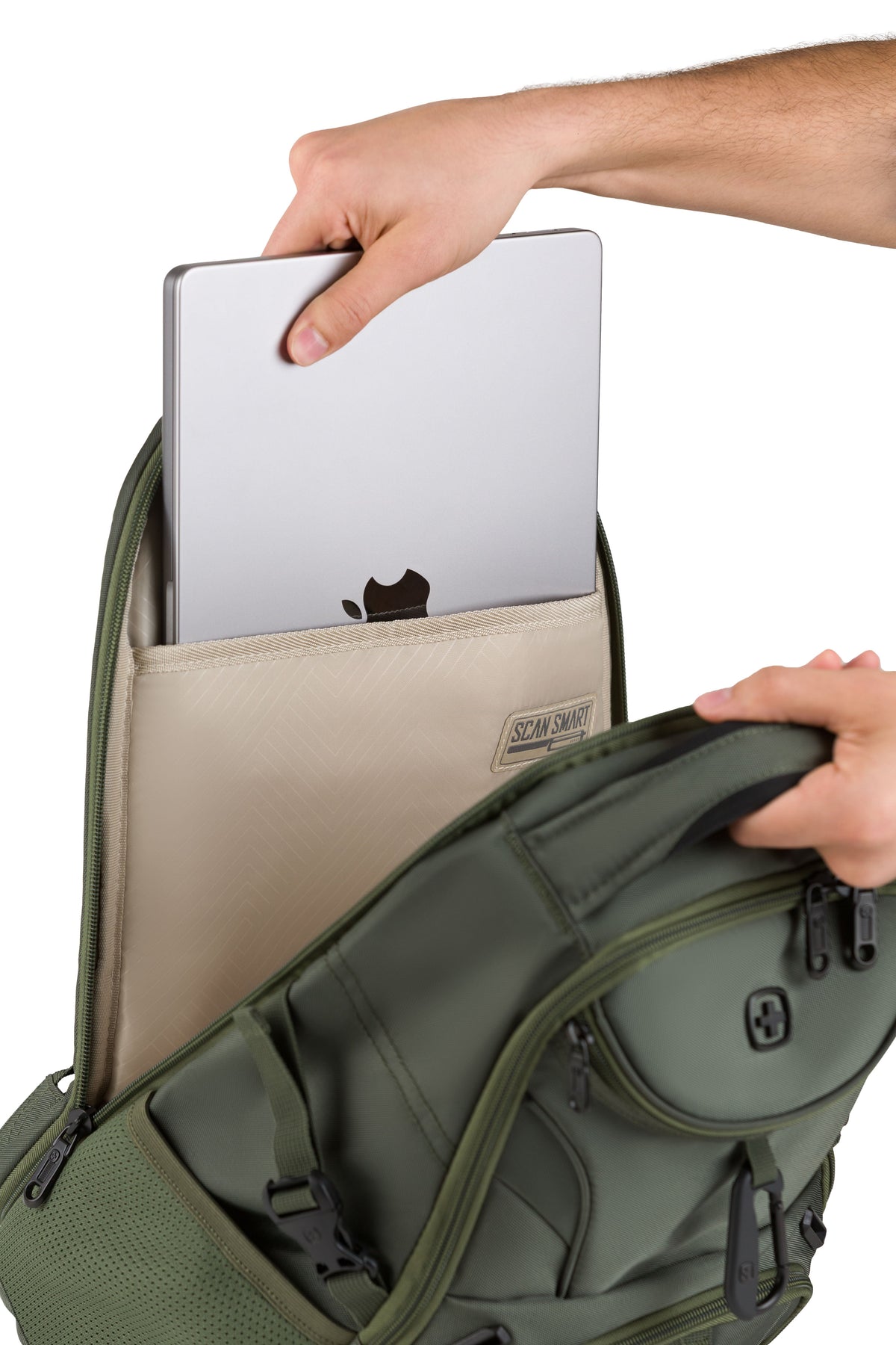 SWISSGEAR Mini 1900 ScanSmart Laptop Backpack - Evergreen - 08