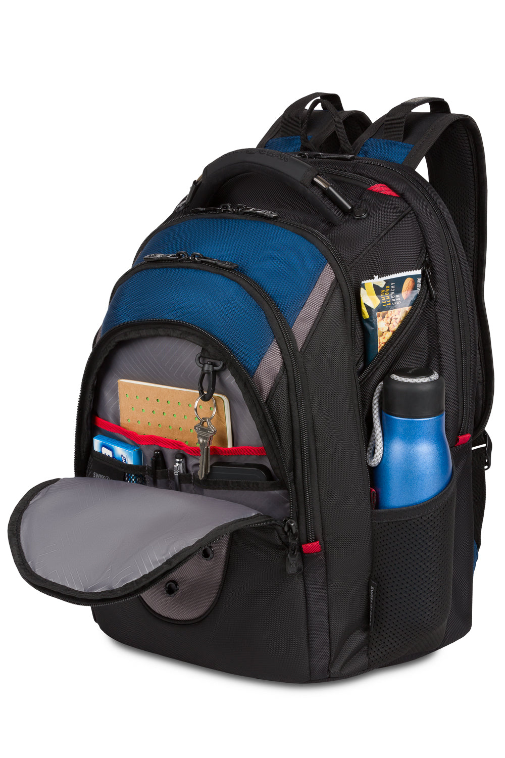 SWISSGEAR 5205 Laptop Backpack in Black/Navy/Grey