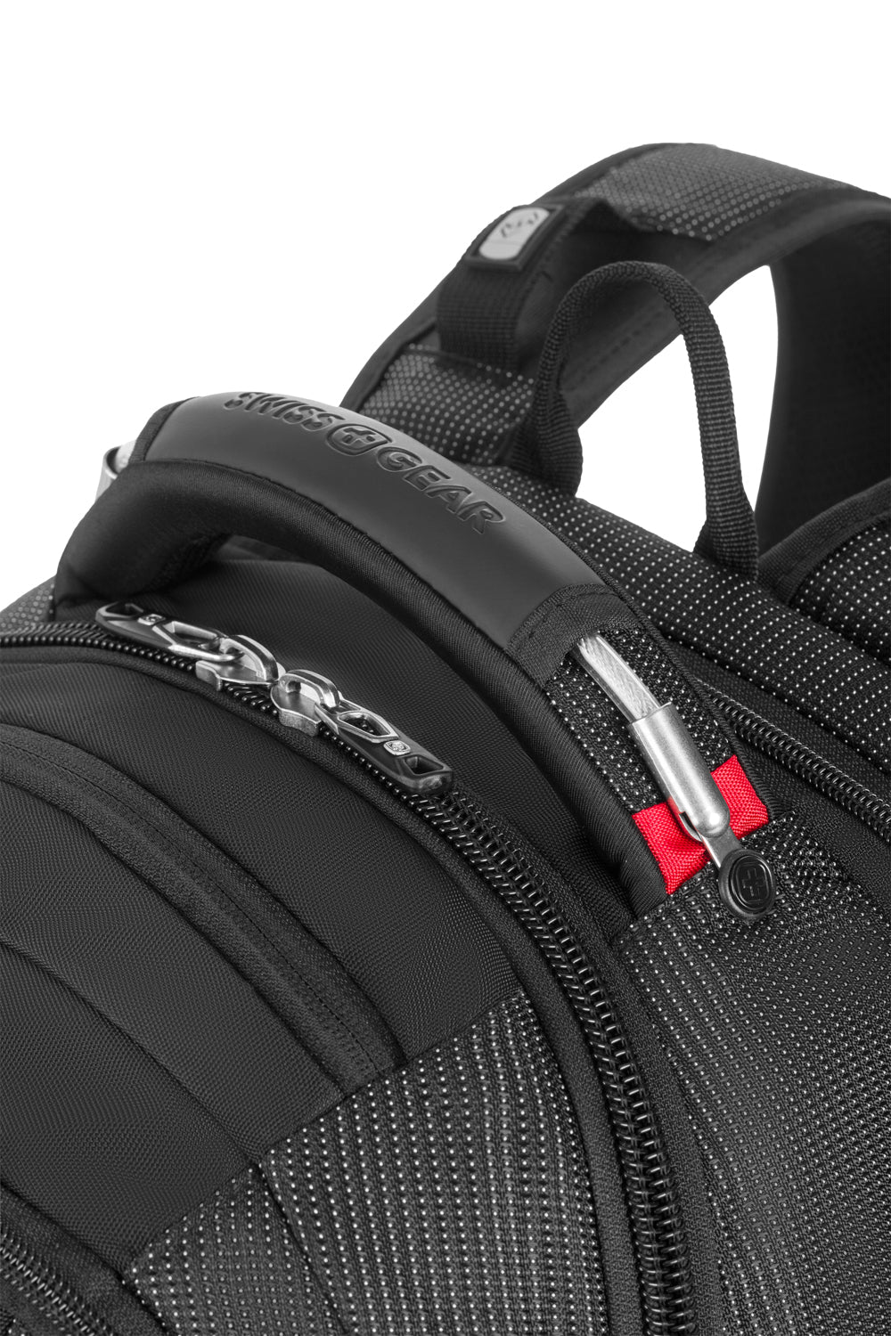 SWISSGEAR Travel Tech Elite USB ScanSmart Laptop Backpack - Black/Red - 35