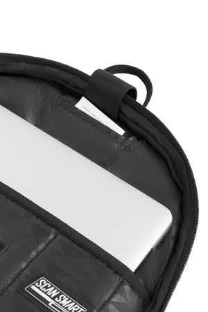 SWISSGEAR Travel Tech Elite USB ScanSmart Laptop Backpack in Black/Red