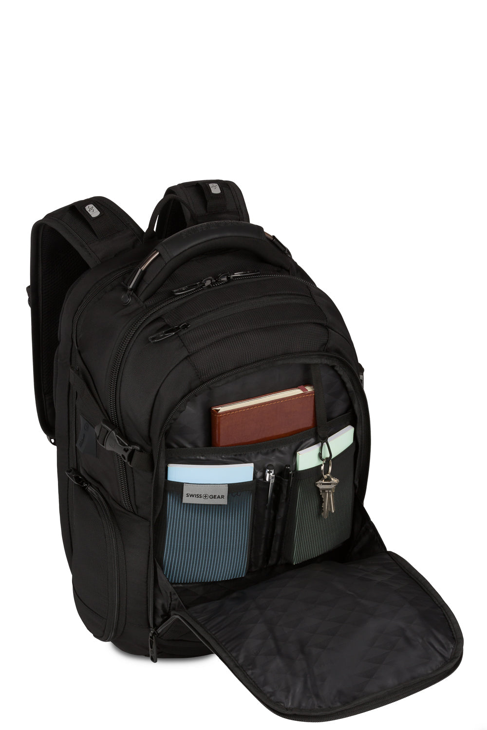 SWISSGEAR Travel Tech Elite USB ScanSmart Laptop Backpack - Black - 19