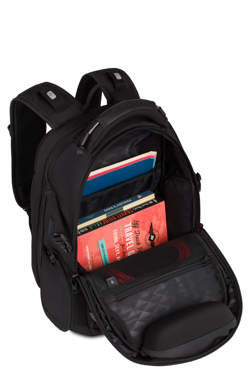 SWISSGEAR Travel Tech Elite USB ScanSmart Laptop Backpack - Black - 20
