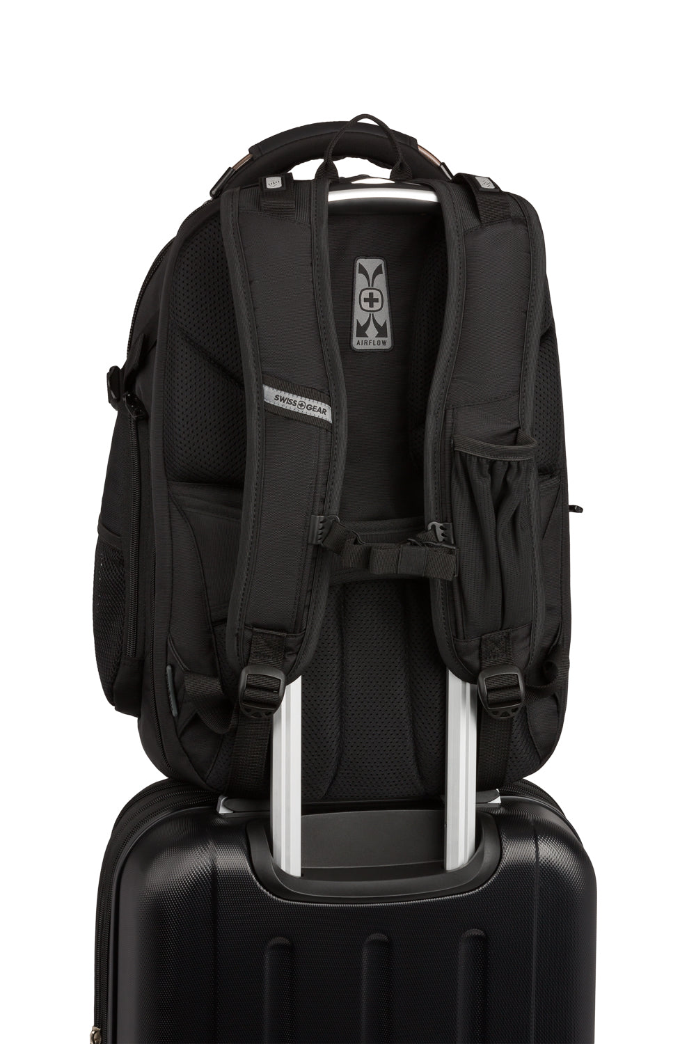 SWISSGEAR Travel Tech Elite USB ScanSmart Laptop Backpack - Black - 08