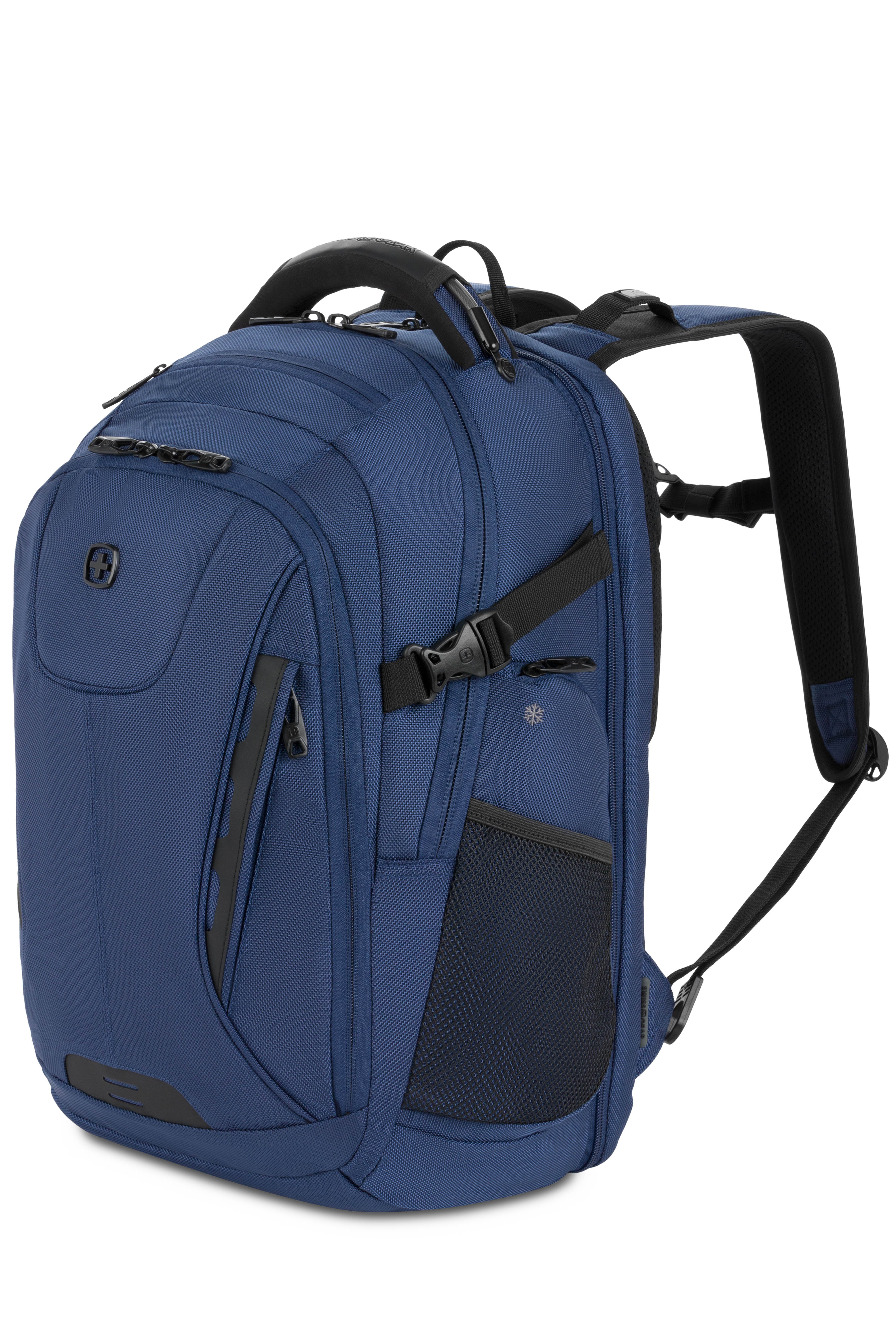 SWISSGEAR 5358 USB ScanSmart Laptop Backpack - Ballistic Navy Blue
