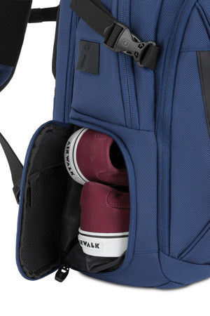 SWISSGEAR 5358 USB ScanSmart Laptop Backpack - Ballistic Navy Blue