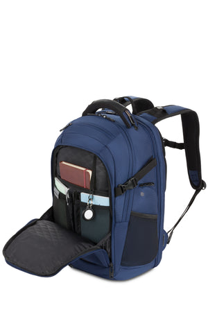 SWISSGEAR 5358 USB ScanSmart Laptop Backpack - Ballistic Navy Blue
