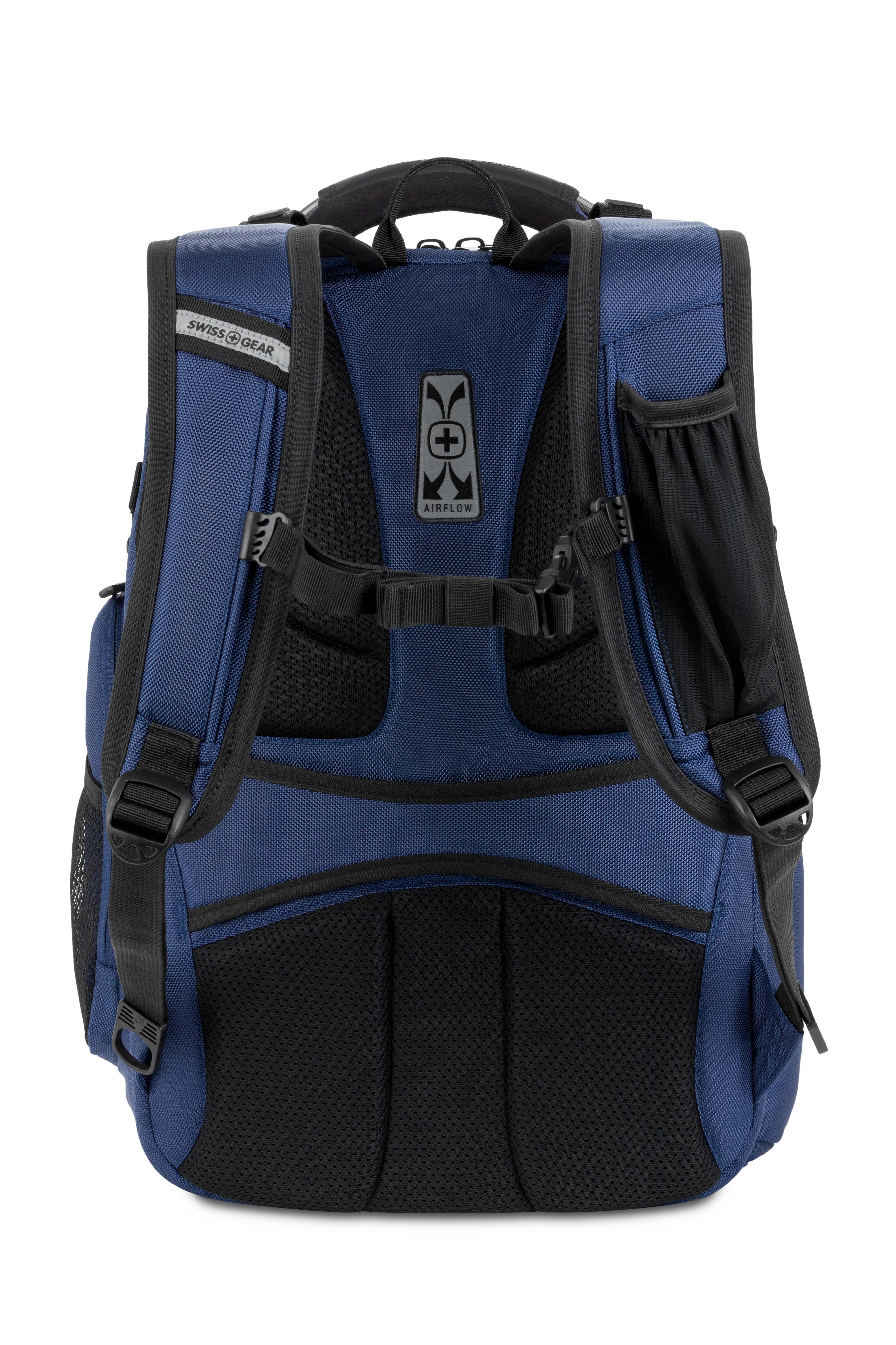 SWISSGEAR 5358 USB ScanSmart Laptop Backpack - Ballistic Navy Blue