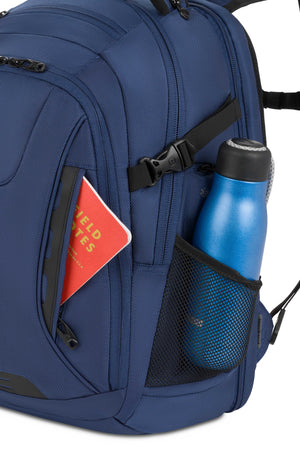 SWISSGEAR 5358 USB ScanSmart Laptop Backpack - Ballistic Navy Blue