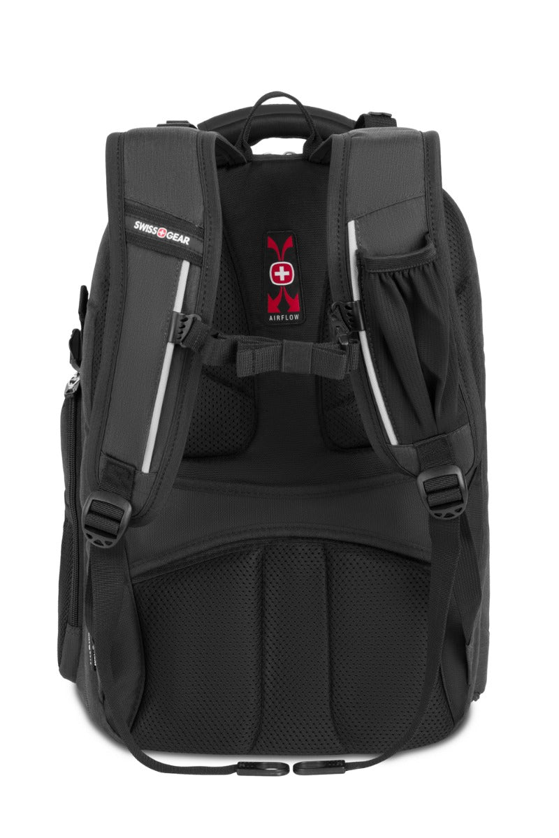 SWISSGEAR Travel Tech Elite USB ScanSmart Laptop Backpack - Grey Heather - 21